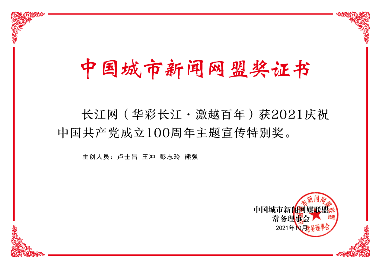 2021庆祝中国共产党成立100周年主题宣传特别奖